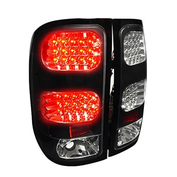 Nextgen LED Tail Lights 07-13 Gmc Sierra -Black NE1187953 - main